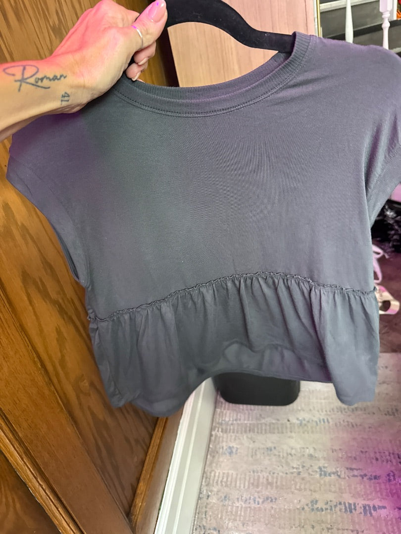 Grey American Eagle Women-Tops, Xxs